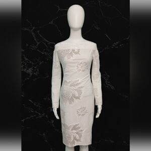 Va Va Voom White Eyelet Off Shoulder Dress size Medium